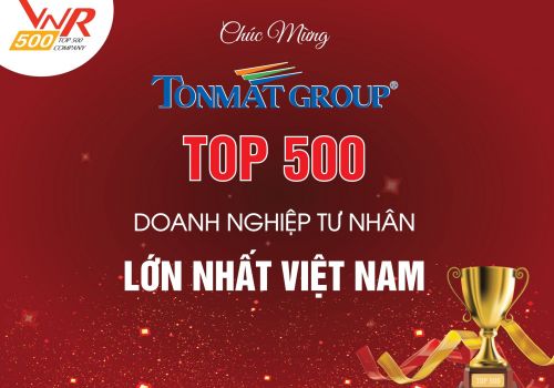 TONMAT GROUP TIẾP TỤC LỌT TOP 500 DOANH NGHIỆP TƯ NHÂN LỚN NHẤT VIỆT NAM 